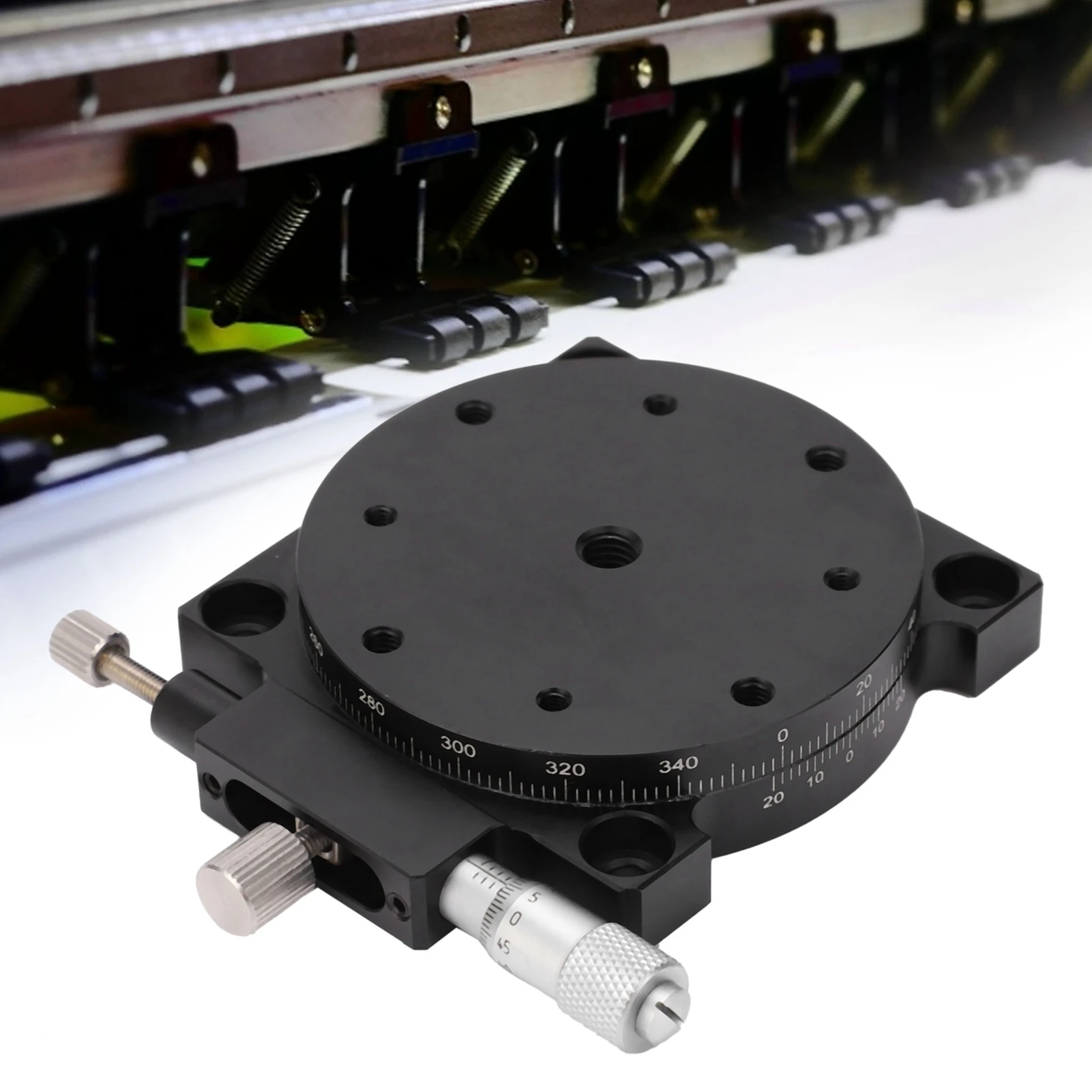 Manual Displacement Platform R Axes Rotating Linear Stage 360° Sliding Table 60mm RS60-L
Manual Displacement Platform R Axes Rotating Linear Stage 360° Sliding Table 60mm RS60-L