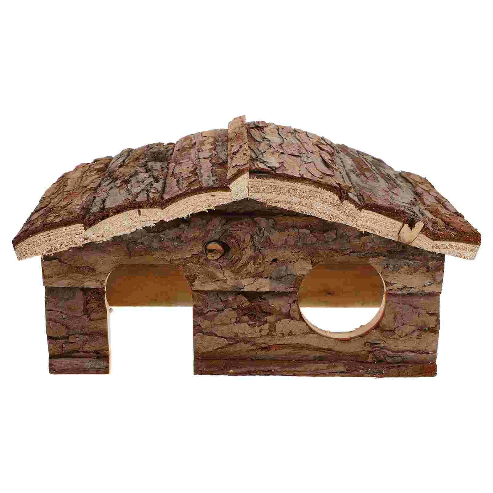 Hamster Shelter Cage Small Animal Hut Hideout Mouse Habitats Hammock Wood Cabin Toy
Hamster Shelter Cage Small Animal Hut Hideout Mouse Habitats Hammock Wood Cabin Toy