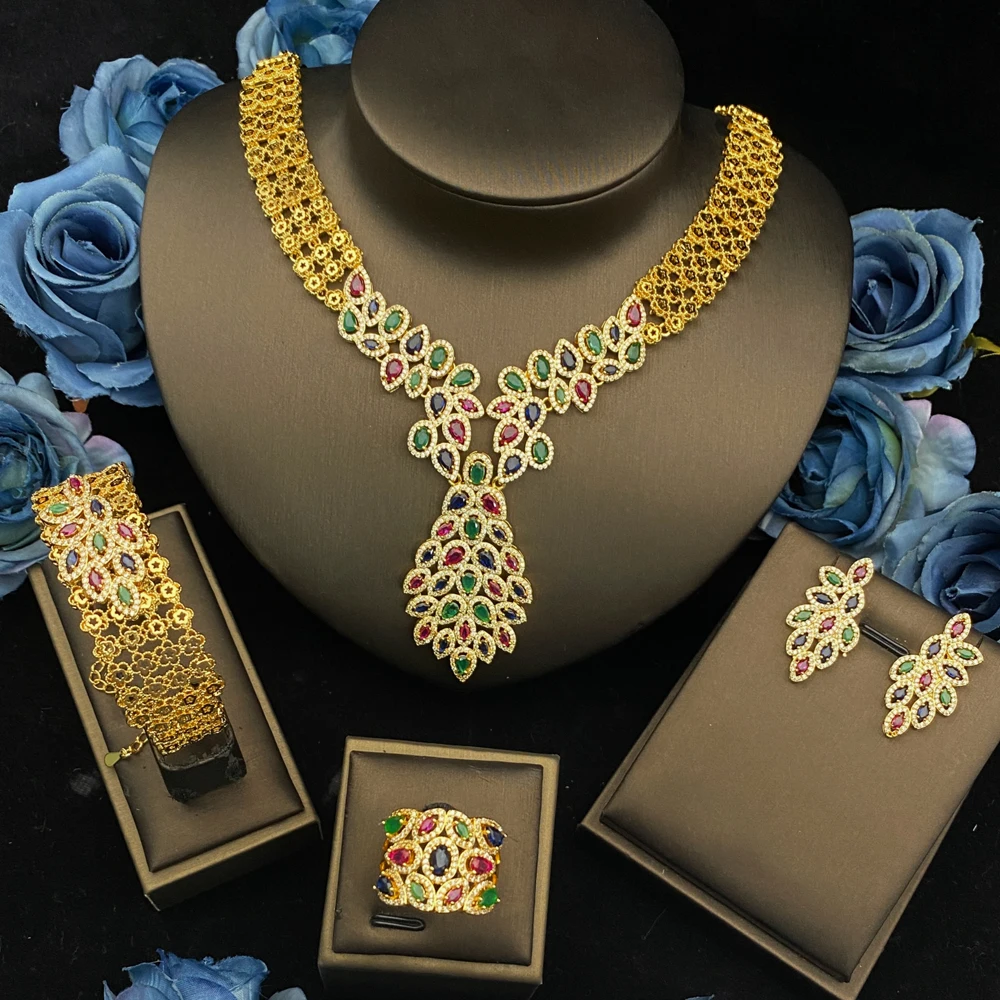 Flora 4-Piece Vintage Cubic Zirconia Copper Jewelry,Luxury Gift for Birthday Christmas Anniversary,Waterproof & Nickel-Free Gift
Flora 4-Piece Vintage Cubic Zirconia Copper Jewelry,Luxury Gift for Birthday Christmas Anniversary,Waterproof & Nickel-Free Gift