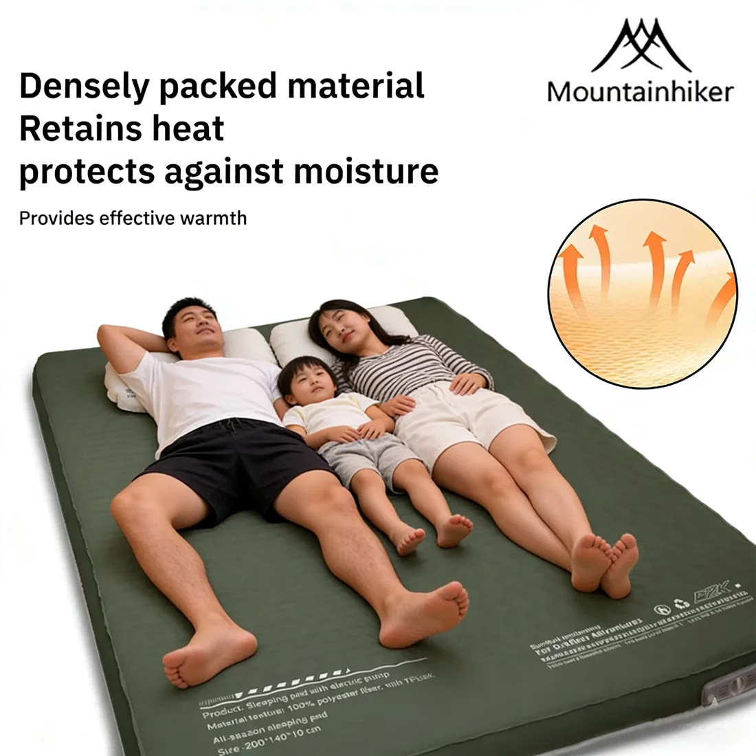 MOUNTAINHIKER Upgrade Edition 10CM Inflatable Mattress with Storage Bag Family Outdoor Beach Portable Camping Sleeping Pad Mat
MOUNTAINHIKER Upgrade Edition 10CM Inflatable Mattress with Storage Bag Family Outdoor Beach Portable Camping Sleeping Pad Mat