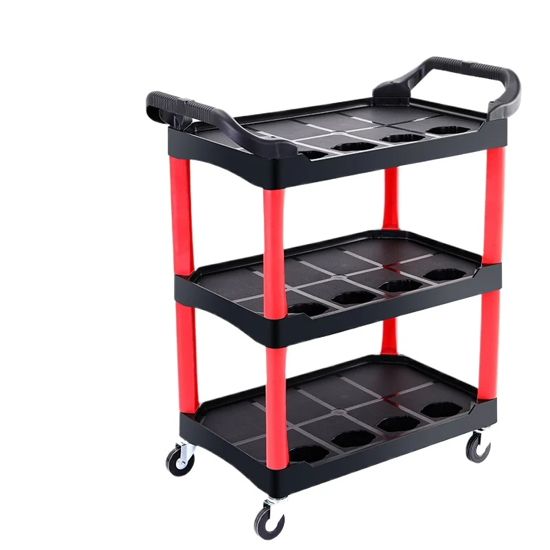 Auto repair tool cart Multifunctional three-layer towel rack Mobile car beauty car wash storage car trolley
Auto repair tool cart Multifunctional three-layer towel rack Mobile car beauty car wash storage car trolley