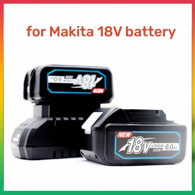 6000mAh 18V BL1830 Battery and Charger for Makita 18V Battery Rechargeable Replacement BL1840 BL1850 BL1860 BL Tools Batteries
6000mAh 18V BL1830 Battery and Charger for Makita 18V Battery Rechargeable Replacement BL1840 BL1850 BL1860 BL Tools Batteries