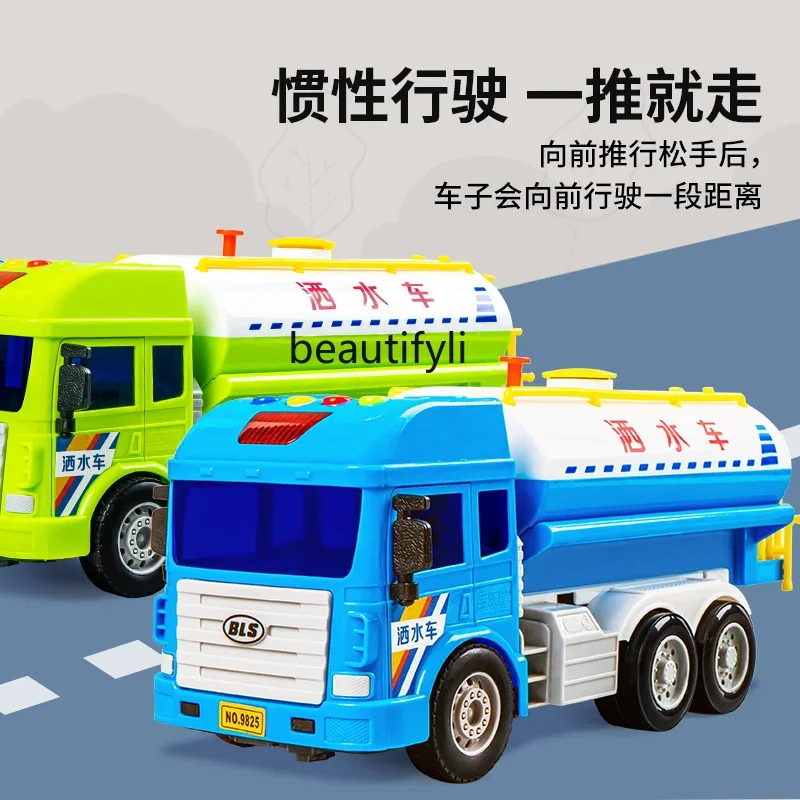 Sprinkler toy car children's inertial construction car large simulation model water spray car
Sprinkler toy car children's inertial construction car large simulation model water spray car