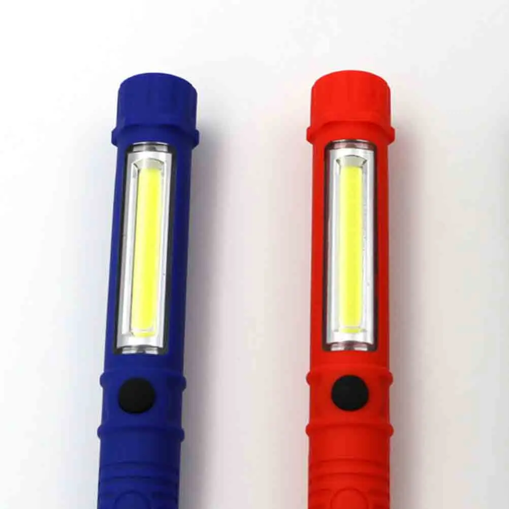 Compact Cob LED Work Light Pen Shape Flashlight Torch with Strong Magnet Clip 49G Portable for Reading Writing Maintenance DIY
Compact Cob LED Work Light Pen Shape Flashlight Torch with Strong Magnet Clip 49G Portable for Reading Writing Maintenance DIY