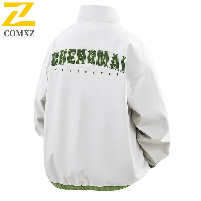 COMXZ Premium Men Jacket Solid Color Outdoor Travel Windproof Coat Casual Wear on Both Sides Lightweight Spring Autumn Garment
COMXZ Premium Men Jacket Solid Color Outdoor Travel Windproof Coat Casual Wear on Both Sides Lightweight Spring Autumn Garment