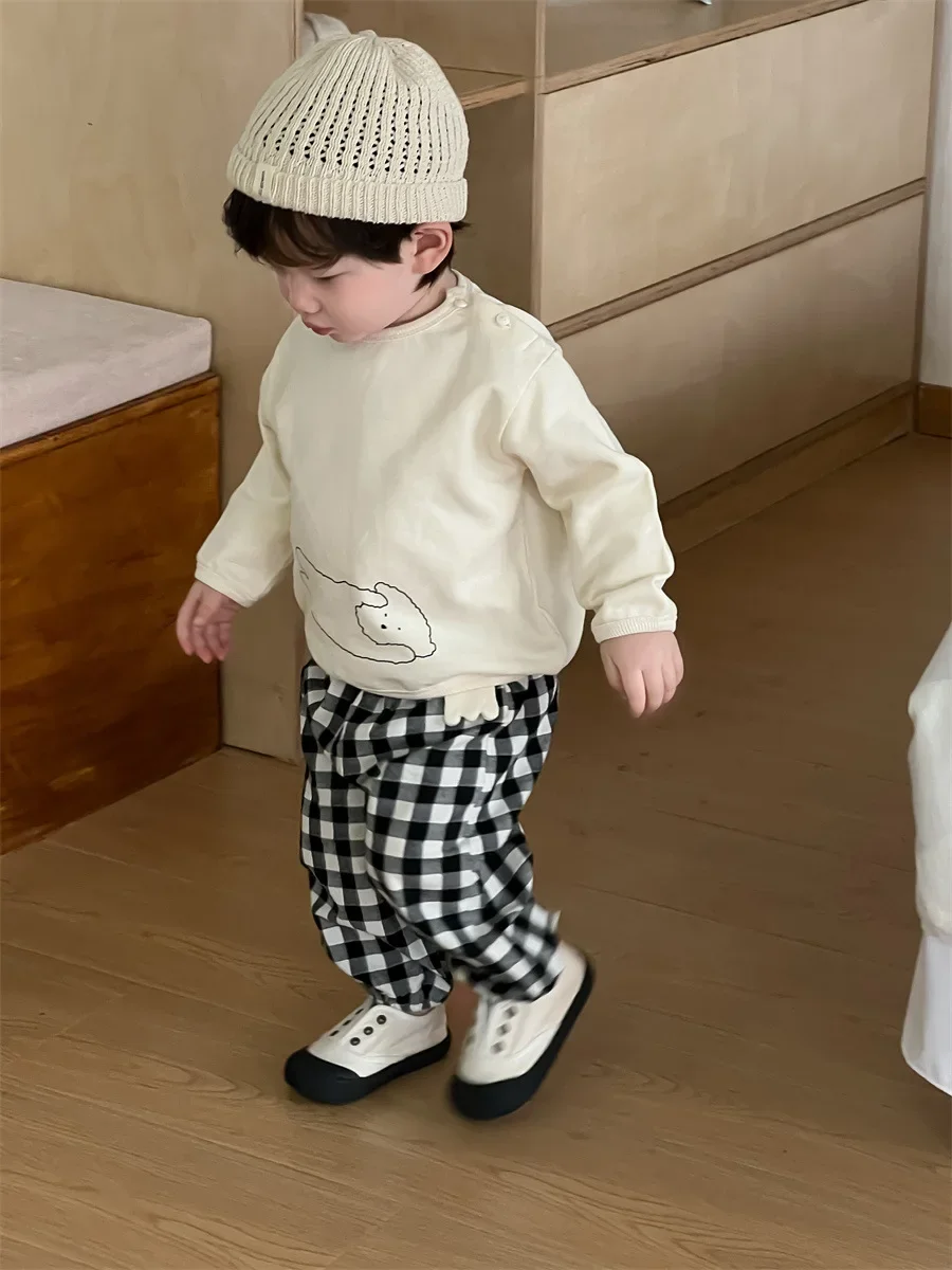 2025 Spring New Baby Long Sleeve Sweatshirt Cotton Infant Girls Cartoon Print Pullover Tops Toddler Boys Loose Casual T Shirts
2025 Spring New Baby Long Sleeve Sweatshirt Cotton Infant Girls Cartoon Print Pullover Tops Toddler Boys Loose Casual T Shirts