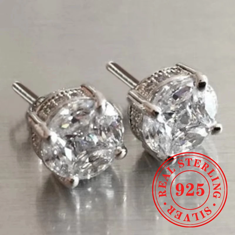 Huitan 4-гвоздики, блестящие серьги-гвоздики с фианитом для женщин, стерлинговое серебро 925 пробы, противоаллергические аксессуары, простые стильные нежные ювелирные изделия
Huitan 4-гвоздики, блестящие серьги-гвоздики с фианитом для женщин, стерлинговое серебро 925 пробы, противоаллергические аксессуары, простые стильные нежные ювелирные изделия