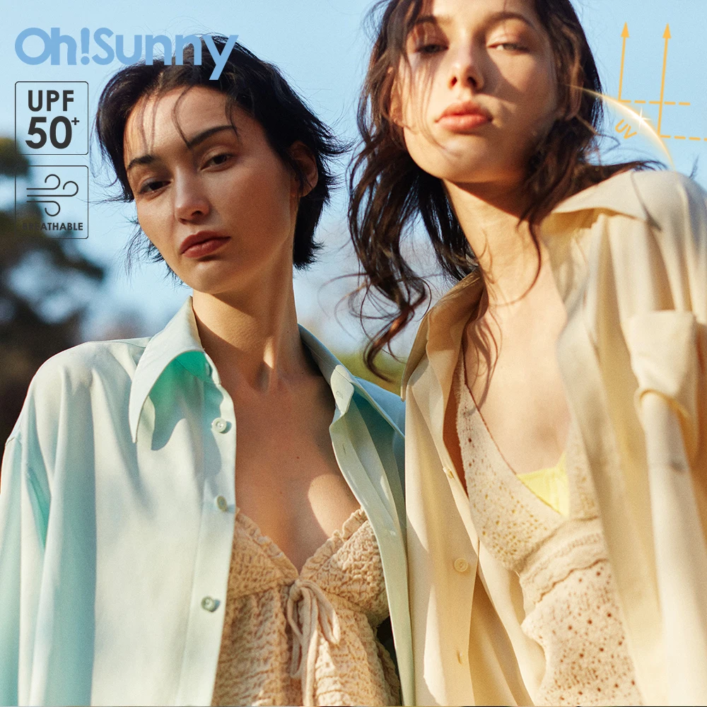 OhSunny Casual Shirts Women Oversize Sun Protection Long Sleeve Blouse Summer Anti-UV Breathable Outdoor Tops for Beach Camping
OhSunny Casual Shirts Women Oversize Sun Protection Long Sleeve Blouse Summer Anti-UV Breathable Outdoor Tops for Beach Camping
