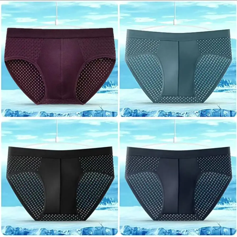4PCS Low Waist Men Mesh Panties Briefs Male Lingerie Male Thin Panties Elastic Oversize Ice Silk Triangle Underwear Male
4PCS Low Waist Men Mesh Panties Briefs Male Lingerie Male Thin Panties Elastic Oversize Ice Silk Triangle Underwear Male