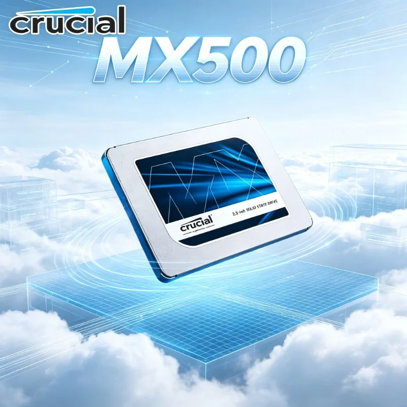 Crucial MX500 2.5" SATA Flash SSD 3D NAND Technology Optimized Storage Drive 2TB For Smooth Gaming & Fast Boot Notebook Desktop
Crucial MX500 2.5" SATA Flash SSD 3D NAND Technology Optimized Storage Drive 2TB For Smooth Gaming & Fast Boot Notebook Desktop
