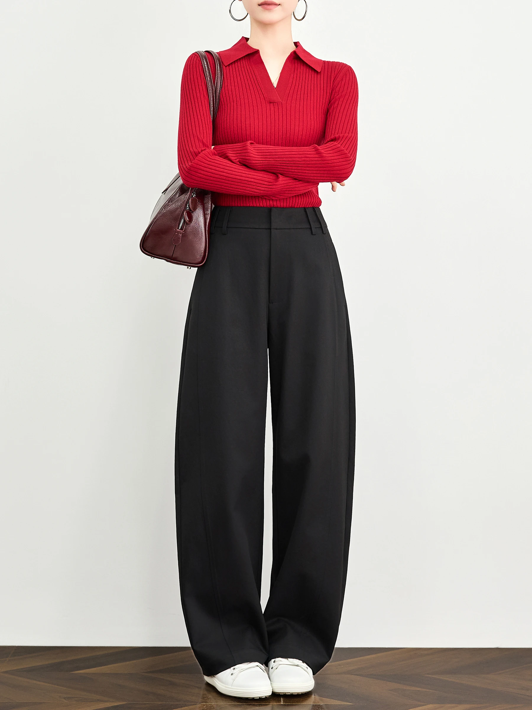 Black High Waist Wide Leg Banana Pants Women Loose Slim Small Size Casual Pants Spring Straight Cut Suit Pants Casual Style
Black High Waist Wide Leg Banana Pants Women Loose Slim Small Size Casual Pants Spring Straight Cut Suit Pants Casual Style