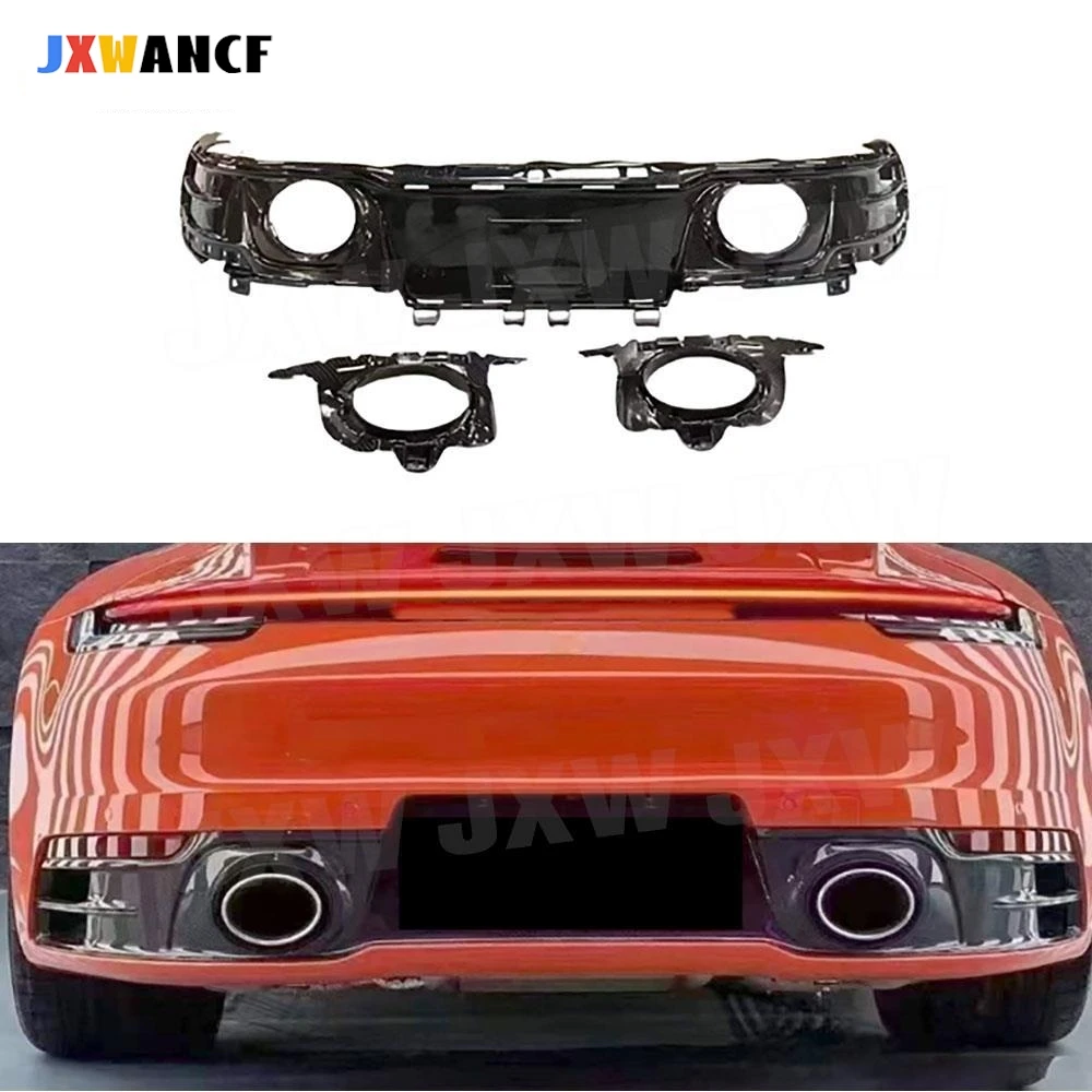 JXWANCF Dry Carbon Car Rear Bumper Lip Diffuser Spoiler for Porsche 911 Carrera 4S Standard 2019-2023 FRP
JXWANCF Dry Carbon Car Rear Bumper Lip Diffuser Spoiler for Porsche 911 Carrera 4S Standard 2019-2023 FRP