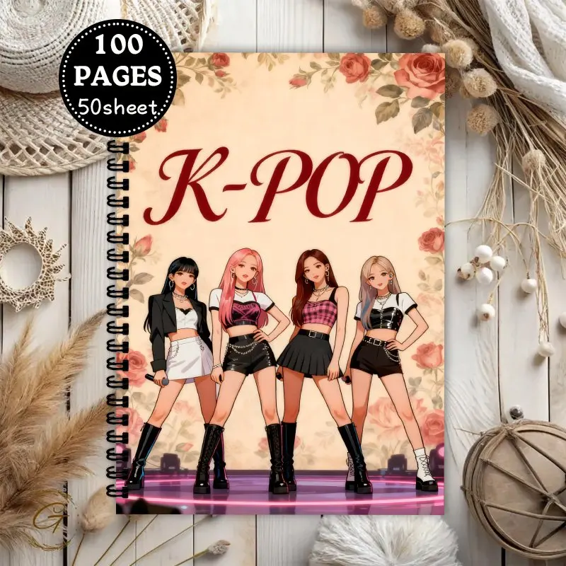 K - pop Blank Spiral Notebook,Birthday Gift, Suitable for Travel Diaries, Office Plans, Gifts for Women, Friends & K - Pop Fans
K - pop Blank Spiral Notebook,Birthday Gift, Suitable for Travel Diaries, Office Plans, Gifts for Women, Friends & K - Pop Fans