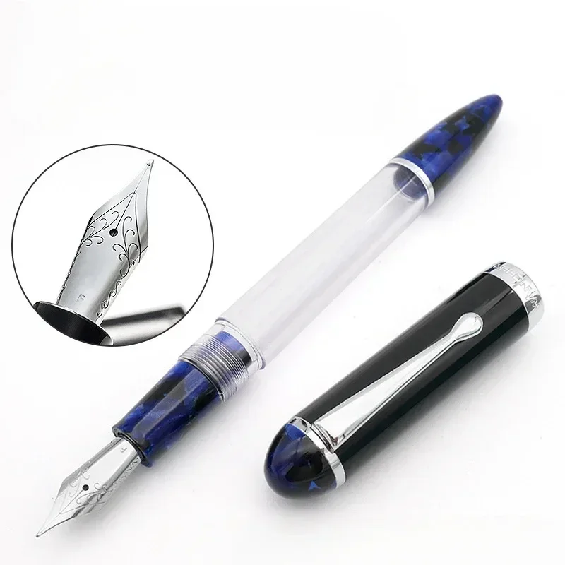 New Wancher Transparent Acrylic Resin Fountain Pen F 0.5MM Nib Ink Pen JOWO Pen Tip Writing Stationery Office Business Gifts
New Wancher Transparent Acrylic Resin Fountain Pen F 0.5MM Nib Ink Pen JOWO Pen Tip Writing Stationery Office Business Gifts