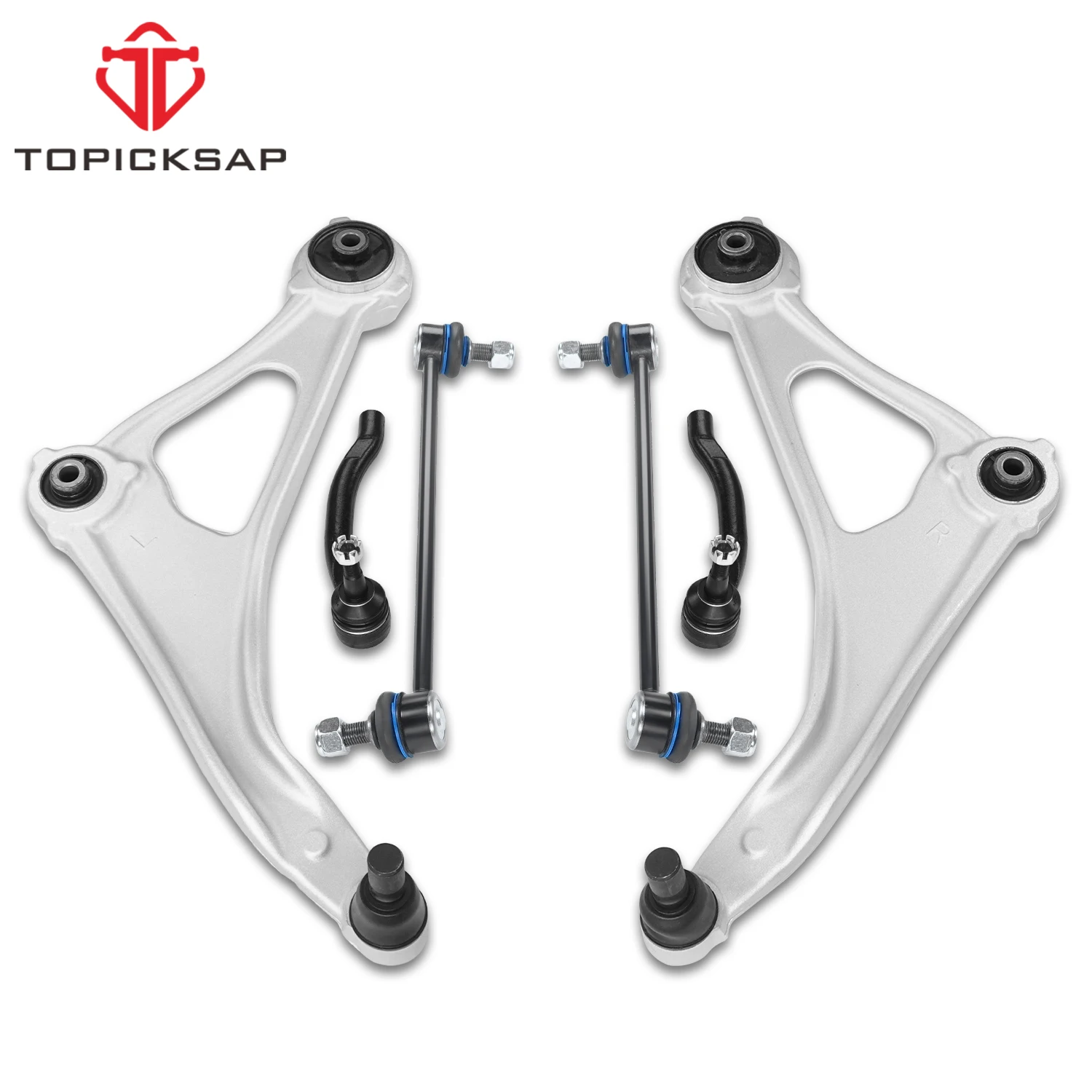 TOPICKSAP 6Pcs Front Lower Control Arm w/BJ Sway Link Outer Tie Rod LH RH for Nissan Altima 2013-2014 RK623474 RK623475 K750095
TOPICKSAP 6Pcs Front Lower Control Arm w/BJ Sway Link Outer Tie Rod LH RH for Nissan Altima 2013-2014 RK623474 RK623475 K750095