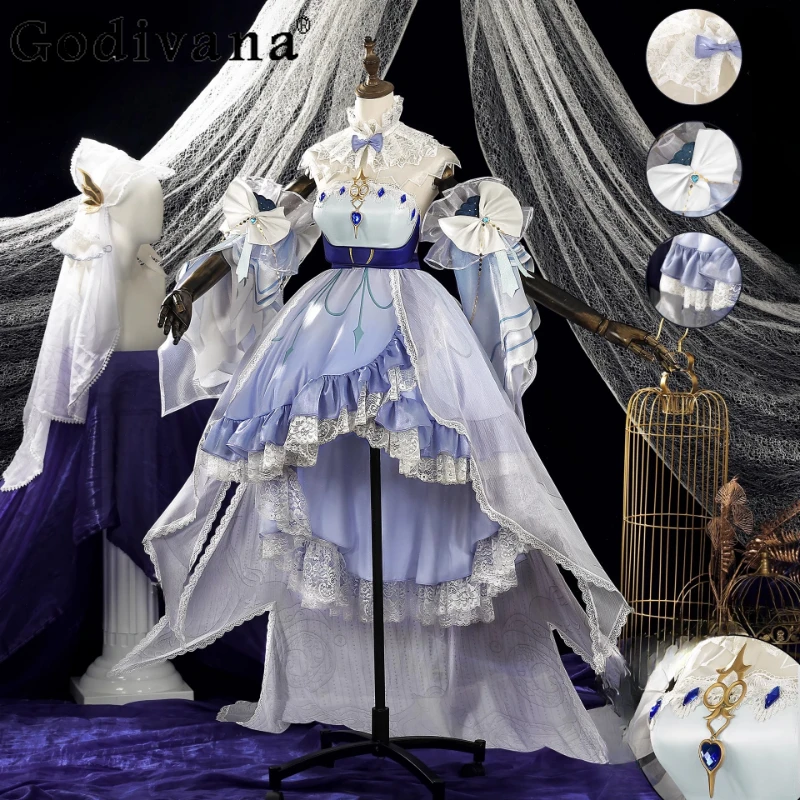 Flower Marriage Cosplay Game Dress Women's Two Dimensional Lolita Princess Dress Female Wedding Dress for Hallowmas Christma
Flower Marriage Cosplay Game Dress Women's Two Dimensional Lolita Princess Dress Female Wedding Dress for Hallowmas Christma
