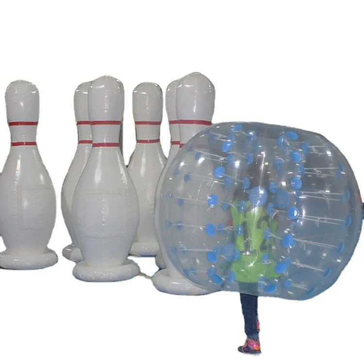 Летний развлекательный надувной набор для боулинга, гигантские булавки для боулинга для командных строительных игр
Летний развлекательный надувной набор для боулинга, гигантские булавки для боулинга для командных строительных игр