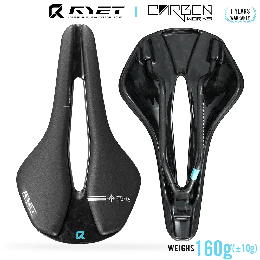 RYET 3D Printed Full Carbon Bike Saddle Gel MTB 245mmx143/150mm Black Bike Seat for MTB Gravel Road Bike Seat Cycling Parts
RYET 3D Printed Full Carbon Bike Saddle Gel MTB 245mmx143/150mm Black Bike Seat for MTB Gravel Road Bike Seat Cycling Parts