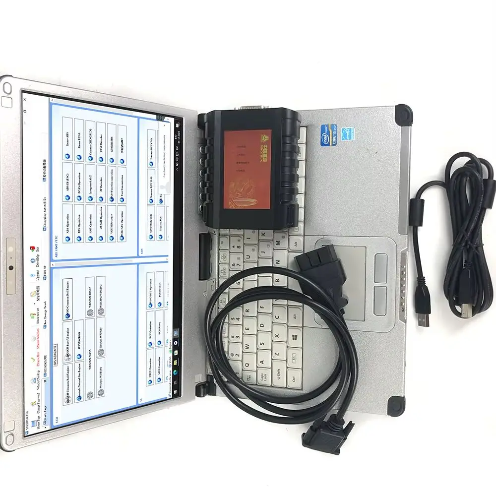 OBD diesel Truck Scanner Diagnostic EOL Interface For Sinotruk Cnhtc Howo for sitrak/ hohan /SHACMAN WeiChai with C2 laptop
OBD diesel Truck Scanner Diagnostic EOL Interface For Sinotruk Cnhtc Howo for sitrak/ hohan /SHACMAN WeiChai with C2 laptop