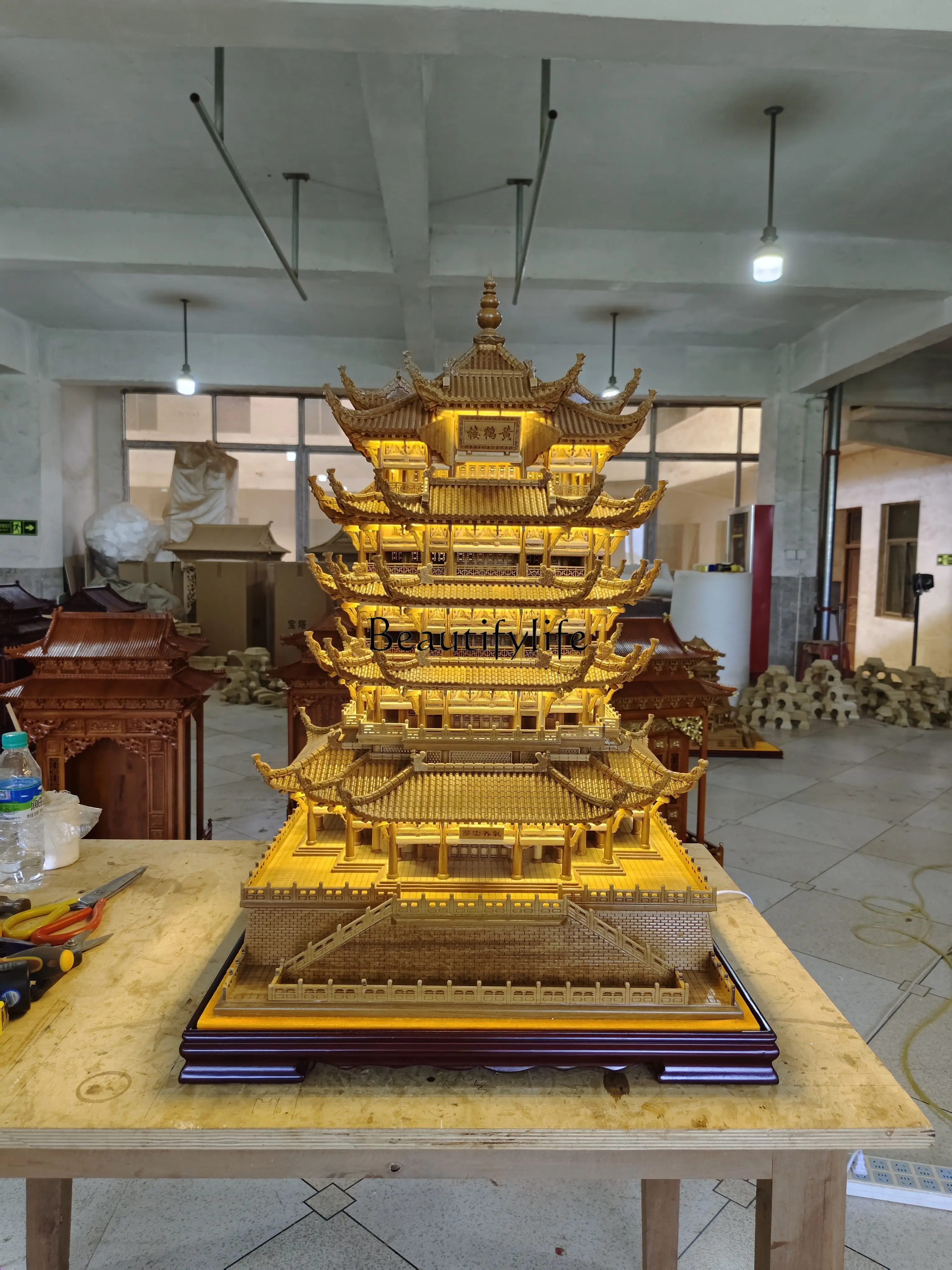 Chinese wood carving pendant home decoration ornament handicraft model 80 cm high nanmu
Chinese wood carving pendant home decoration ornament handicraft model 80 cm high nanmu
