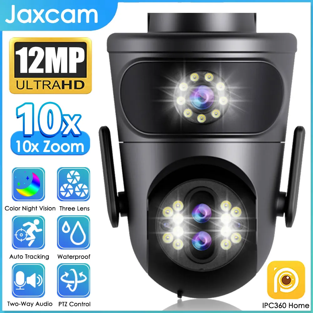6K 12MP WiFi PTZ с 10-кратным зумом 360° ° Наружная камера безопасности с автоматическим отслеживанием, двустороннее аудио для домашнего наблюдения 24/7 IPC360
6K 12MP WiFi PTZ с 10-кратным зумом 360° ° Наружная камера безопасности с автоматическим отслеживанием, двустороннее аудио для домашнего наблюдения 24/7 IPC360