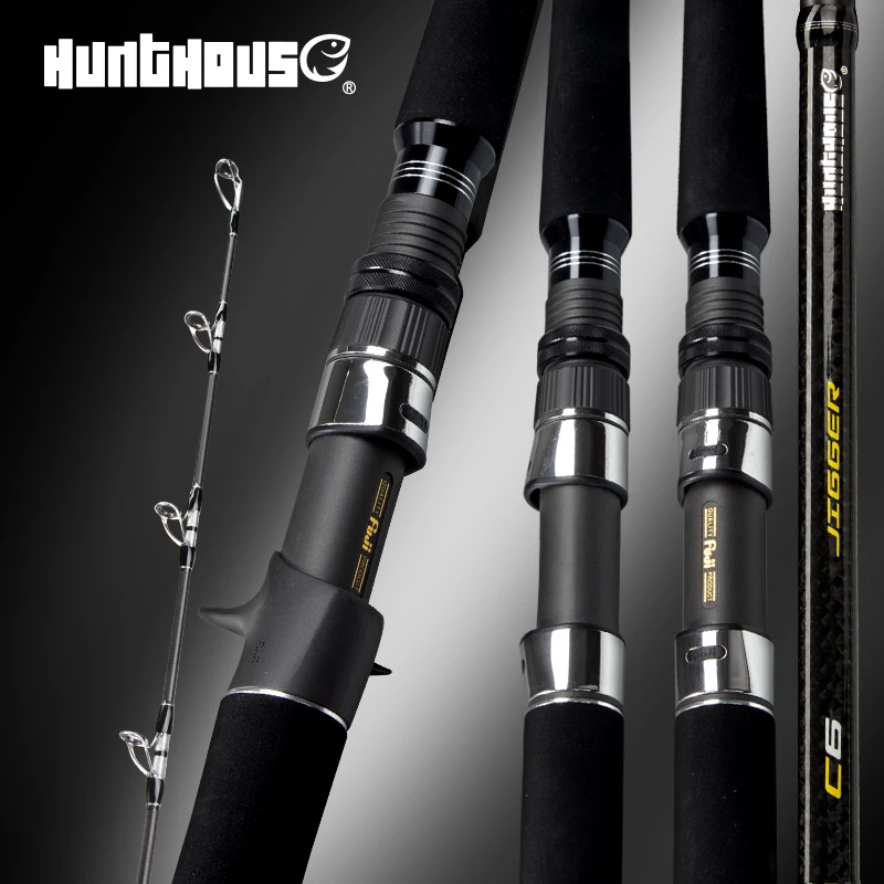 Hunthouse Casting 1.8m Jigging Fishing Rod 1.5 Sections Lure Weight 100-300g Carbon Fiber Full Japan Fuji Part Ocean Bass Fish
Hunthouse Casting 1.8m Jigging Fishing Rod 1.5 Sections Lure Weight 100-300g Carbon Fiber Full Japan Fuji Part Ocean Bass Fish