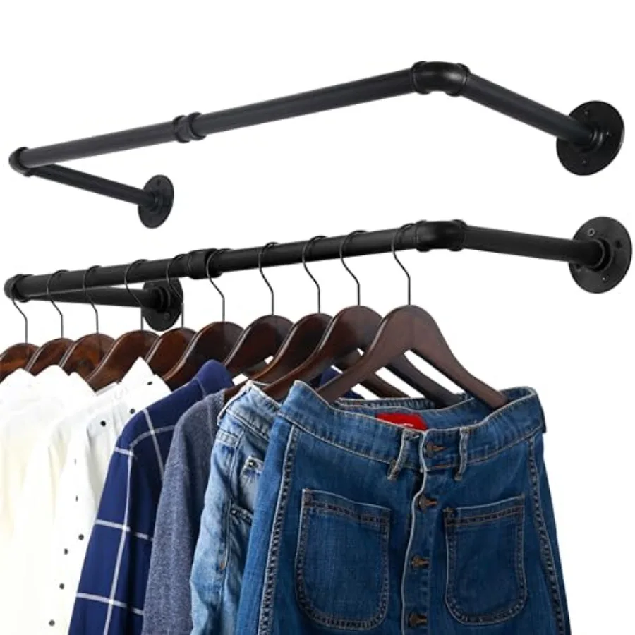 Clothg Rack Wall Mount" dustrial Pipe Clothes Rack for Hangg Clothes Heavy Duty Iron Garment Rack Bar Retail Display Clothes Ro
Clothg Rack Wall Mount" dustrial Pipe Clothes Rack for Hangg Clothes Heavy Duty Iron Garment Rack Bar Retail Display Clothes Ro