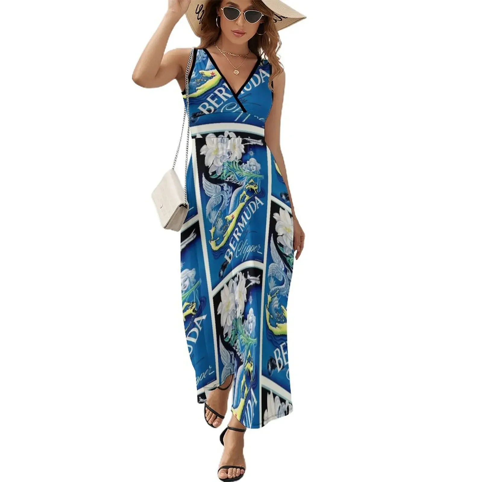 1949 Bermuda Airline Advertising Travel Poster Short-Sleeved Dress Clothing beach dress Dress
1949 Bermuda Airline Advertising Travel Poster Short-Sleeved Dress Clothing beach dress Dress