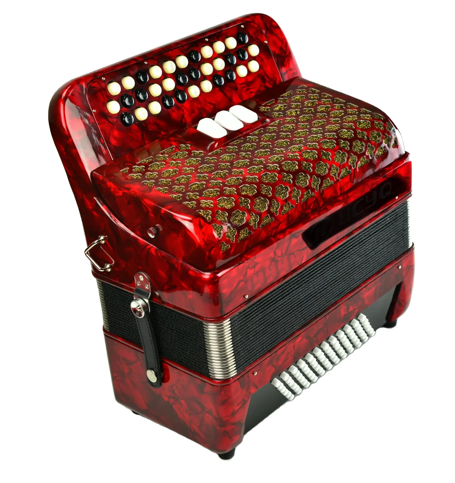 34-Key 72-Bass Bayan Accordion Professional Piano Wood Button Style with B/C System Diatonic and Chromatic Conformation
34-Key 72-Bass Bayan Accordion Professional Piano Wood Button Style with B/C System Diatonic and Chromatic Conformation