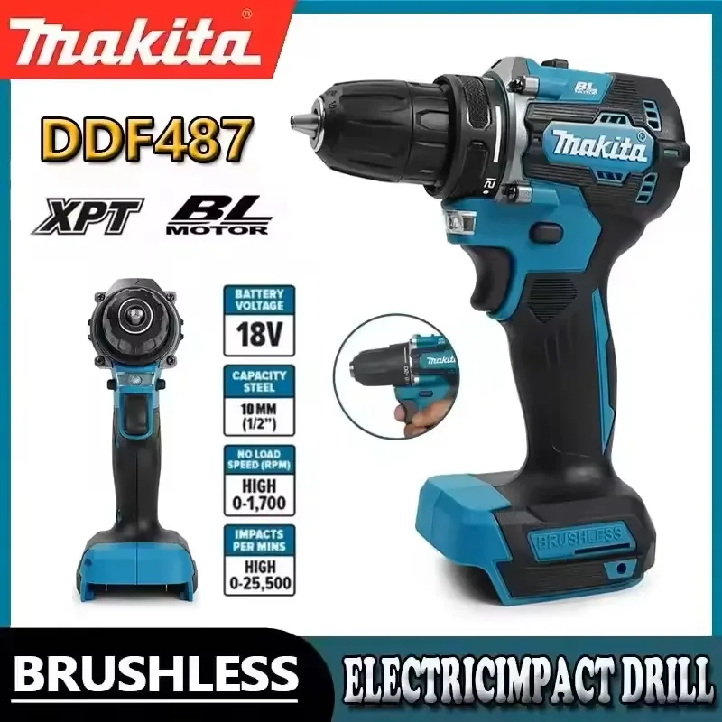 Makita Original DDF487 Cordless Driver Drill 18V Brushless Electric Impact Screwdriver Rechargeable Power Tool (ony tool)
Makita Original DDF487 Cordless Driver Drill 18V Brushless Electric Impact Screwdriver Rechargeable Power Tool (ony tool)