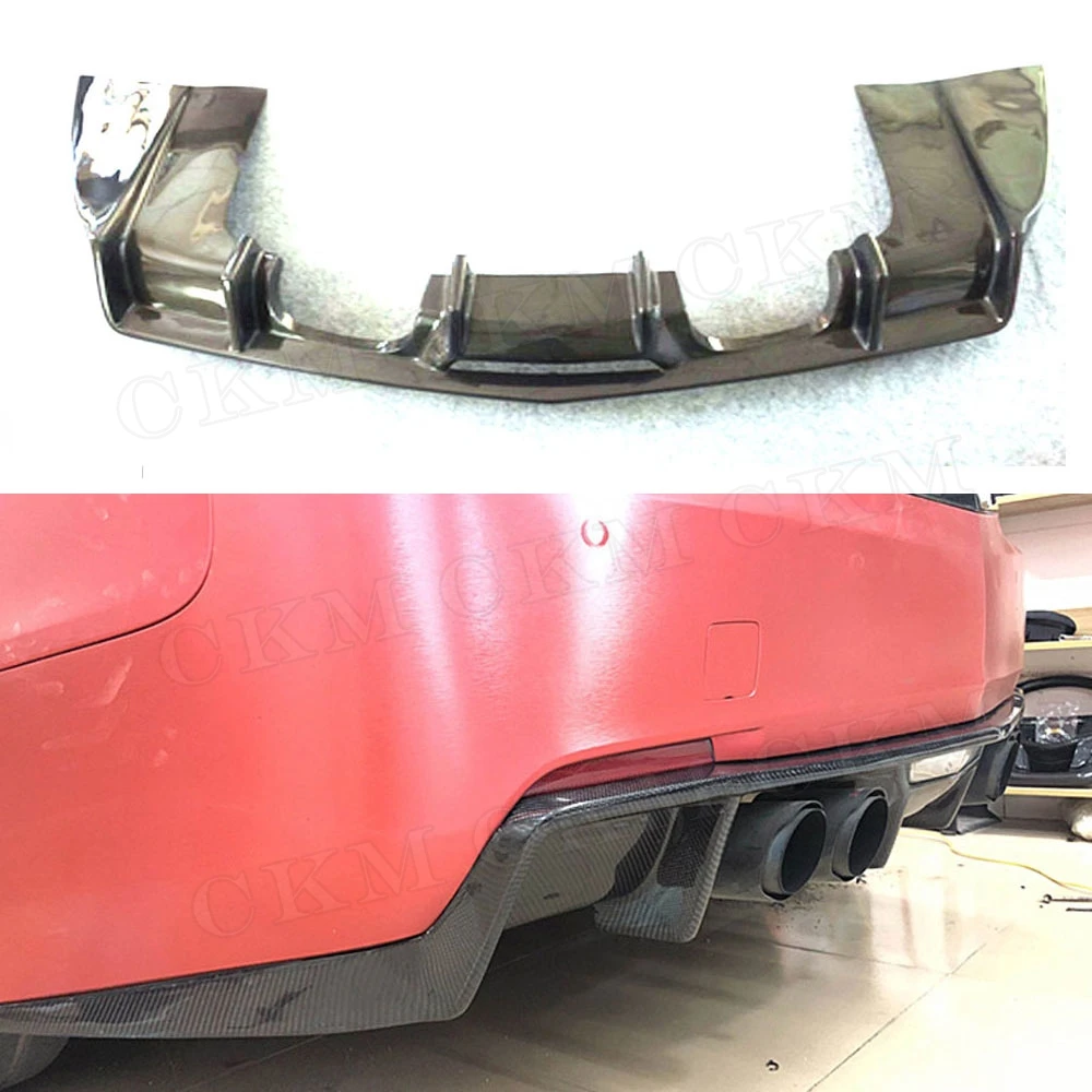 CKMUUER для Cadillac ATS 2015 2016 2017, диффузор заднего бампера из углеродного волокна, разветвители для губ с наконечниками выхлопных газов, задняя защитная пластина Hugger 
CKMUUER для Cadillac ATS 2015 2016 2017, диффузор заднего бампера из углеродного волокна, разветвители для губ с наконечниками выхлопных газов, задняя защитная пластина Hugger