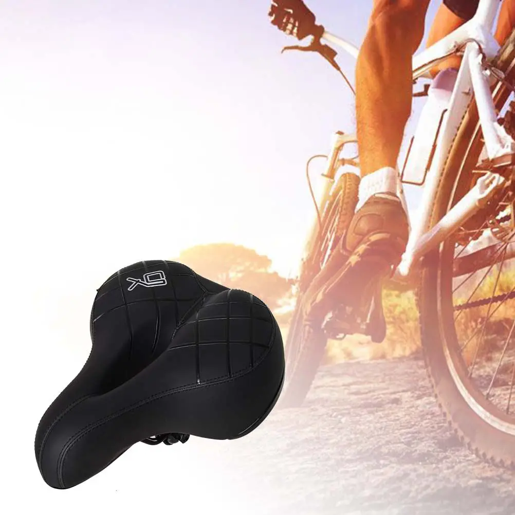 Mountain Bike Saddle Thick Big Cushion Black Ergonomic Shockproof Seat Comfortable Ventilated Saddle for Long Distance Riding
Mountain Bike Saddle Thick Big Cushion Black Ergonomic Shockproof Seat Comfortable Ventilated Saddle for Long Distance Riding