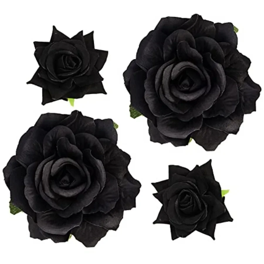Rose Hair Clip Flower Hairpin Brooch Floral Clips, 4 Pcs Fabric Rose Flowers Hair Clips Mexican Hair Flowers Pin up Headpieces
Rose Hair Clip Flower Hairpin Brooch Floral Clips, 4 Pcs Fabric Rose Flowers Hair Clips Mexican Hair Flowers Pin up Headpieces