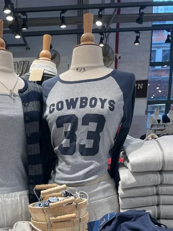 Футболка с длинными рукавами и принтом Cowboys 33, женская осенняя лоскутная хлопковая тонкая футболка с круглым вырезом, американская винтажная уличная футболка, топы Y2k
Футболка с длинными рукавами и принтом Cowboys 33, женская осенняя лоскутная хлопковая тонкая футболка с круглым вырезом, американская винтажная уличная футболка, топы Y2k