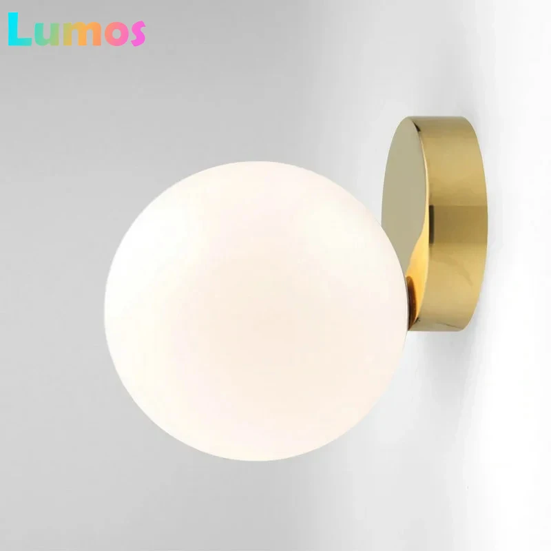 PF Modern Light Glass Ball Luxury Gold Lights Living Room Bedroom Bedside Aisle Staircase Nordic Wall Mount Indoor Decor La
PF Modern Light Glass Ball Luxury Gold Lights Living Room Bedroom Bedside Aisle Staircase Nordic Wall Mount Indoor Decor La