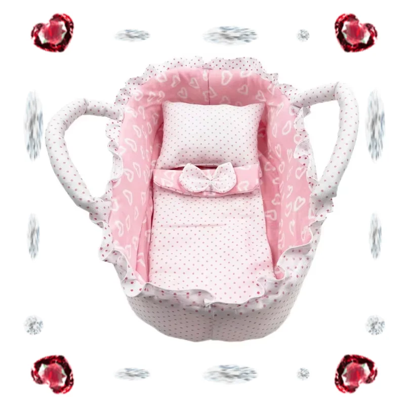 Корзина для кукол с подушкой-сердечком, розовая в клетку, синяя с коровьим принтом, с рюшами, аксессуары для кукол для маленьких девочек, игрушки для ролевых игр
Корзина для кукол с подушкой-сердечком, розовая в клетку, синяя с коровьим принтом, с рюшами, аксессуары для кукол для маленьких девочек, игрушки для ролевых игр