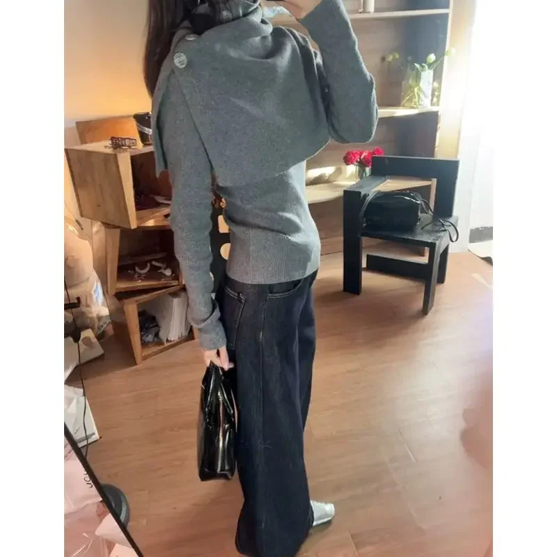 Y2K Vintage Knit Sweater Women 2000s Harajuku Fashion Long Sleeve Pullover Elegant Korean Aesthetic
Y2K Vintage Knit Sweater Women 2000s Harajuku Fashion Long Sleeve Pullover Elegant Korean Aesthetic
