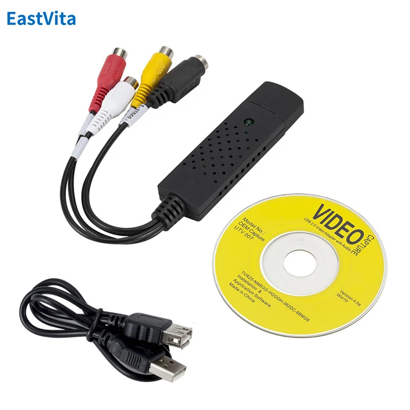 Карта видеозаписи VHS USB 2,0 для цифрового преобразователя, совместимая с системой Windows 7/8/10
Карта видеозаписи VHS USB 2,0 для цифрового преобразователя, совместимая с системой Windows 7/8/10