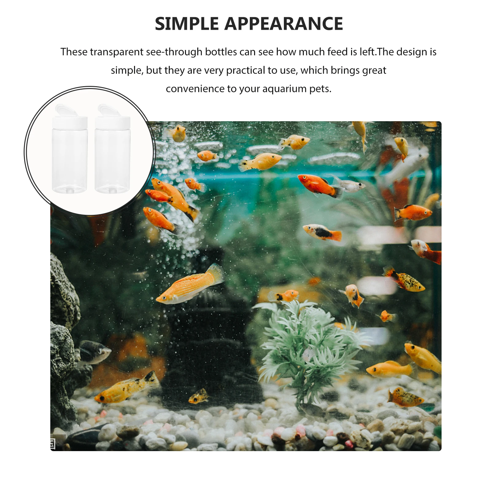 2pcs Fish Tank Feeder High Quality Plastic Bottles Storage Containers Aquarium Pets Feeding Device Large Capacity Transparent
2pcs Fish Tank Feeder High Quality Plastic Bottles Storage Containers Aquarium Pets Feeding Device Large Capacity Transparent