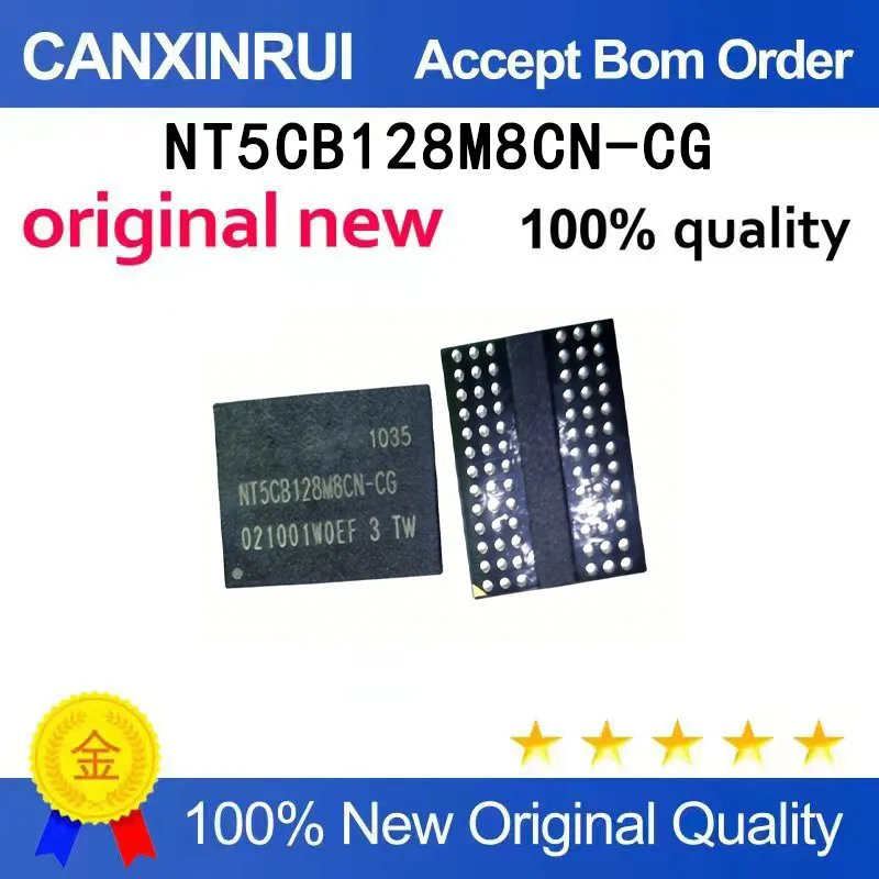 (5-100 pieces)New stock NT5CB128M8CN-CG BGA
(5-100 pieces)New stock NT5CB128M8CN-CG BGA