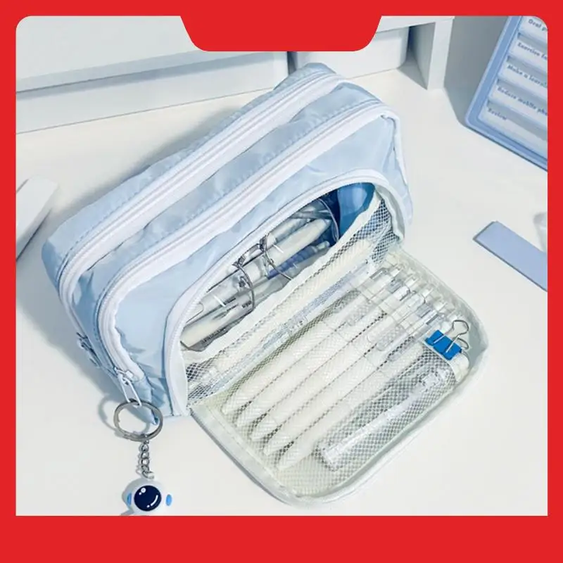 Student Pencil Bag Stationery Storage Bag Ins Large-Capacity Simple Front Window Stationery Box
Student Pencil Bag Stationery Storage Bag Ins Large-Capacity Simple Front Window Stationery Box