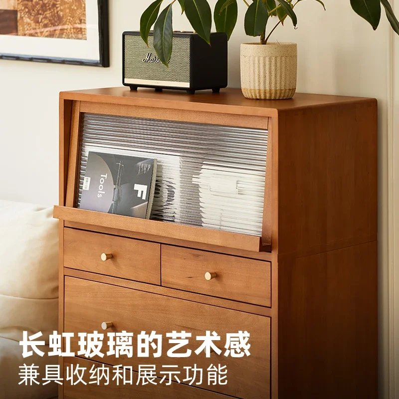 Retro style solid wood chest of drawers TV cabinet next to the cabinet Bedroom chest of drawers
Retro style solid wood chest of drawers TV cabinet next to the cabinet Bedroom chest of drawers