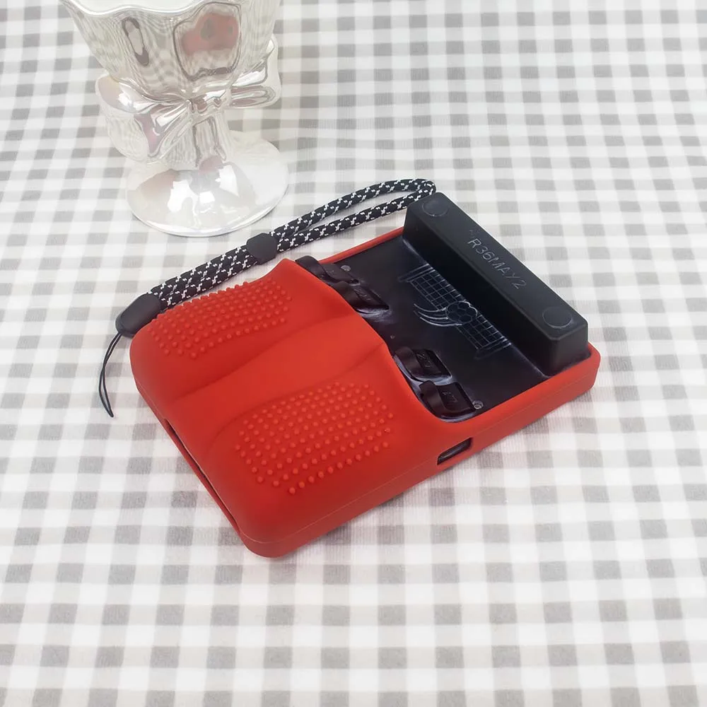 Soft Silicone Case For R36MAX2 Retro Game Console Anti-Drop Shock Absorption Full Protection Protective Cover Sleeve