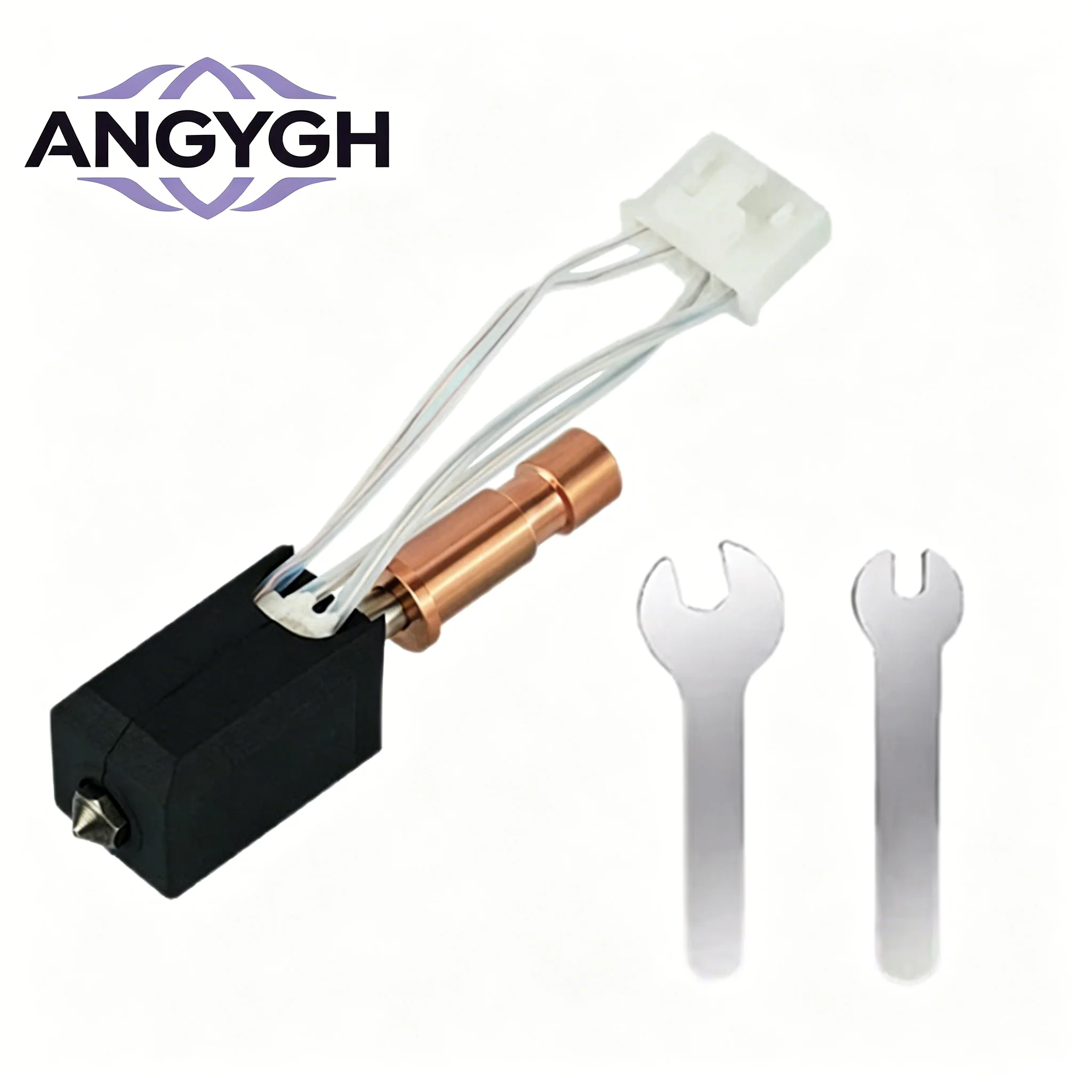 3D printer hotend assembly, suitable for Anycubic Kobra S1 upgraded ceramic heating nozzle, combined sleeve 24V/48W
3D printer hotend assembly, suitable for Anycubic Kobra S1 upgraded ceramic heating nozzle, combined sleeve 24V/48W
