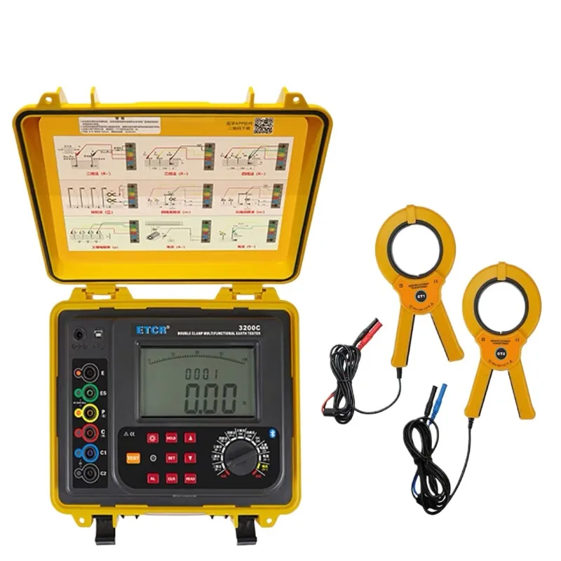 Цифровой измеритель сопротивления заземления Yitai ETCR3000B/3040B/3200C для грунта и молниезащиты
Цифровой измеритель сопротивления заземления Yitai ETCR3000B/3040B/3200C для грунта и молниезащиты