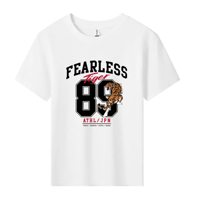 Children's Clothing T-Shirt Tiger Printing Kids Clothes Boys Girls Summer Cartoon Tops Short Sleeve Clothes 100% Cotton Clothing
Children's Clothing T-Shirt Tiger Printing Kids Clothes Boys Girls Summer Cartoon Tops Short Sleeve Clothes 100% Cotton Clothing