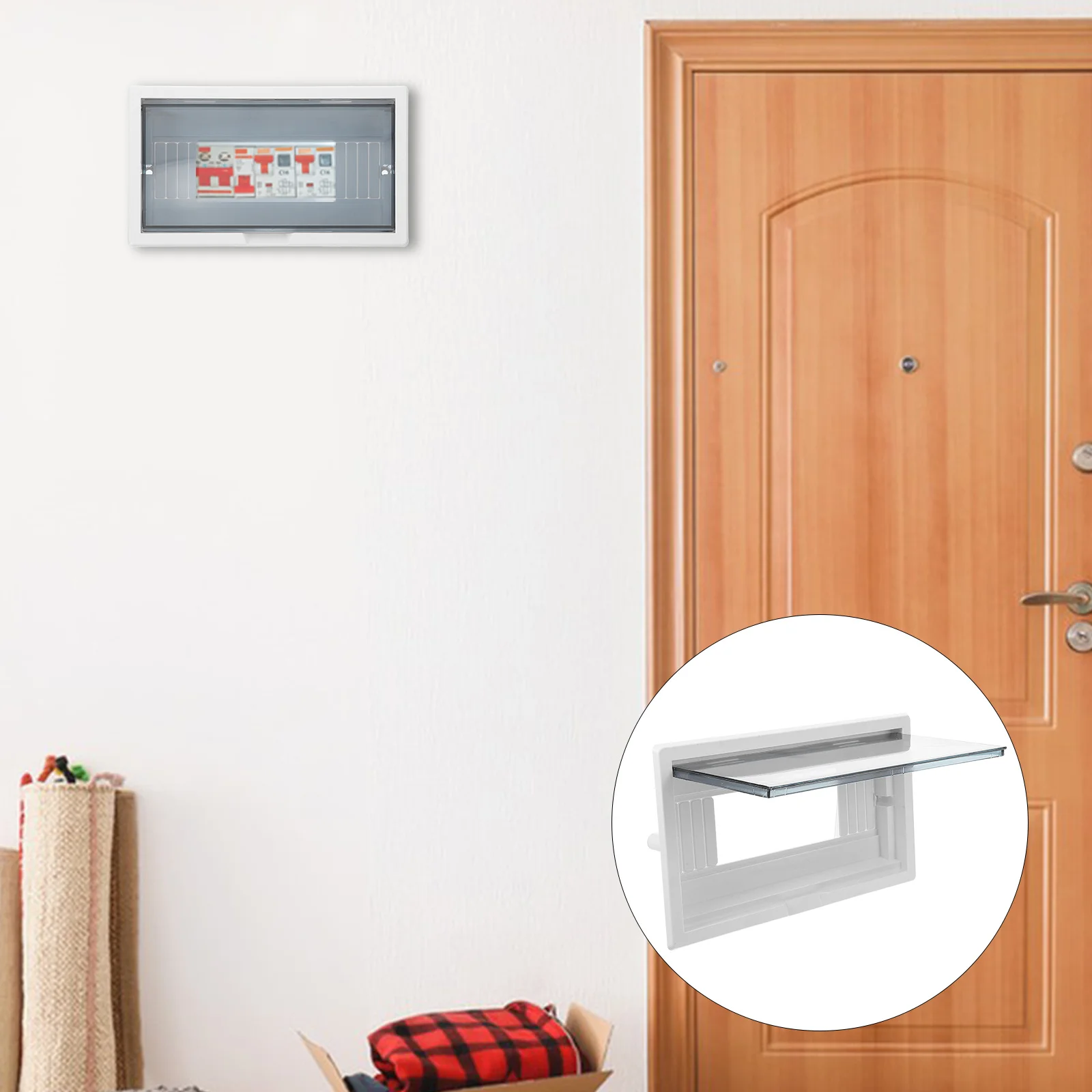 Electric Box Panel Cover Durable Plastic Circuit Breaker Distribution Junction Box Panel For Indoor Outdoor Use 
Electric Box Panel Cover Durable Plastic Circuit Breaker Distribution Junction Box Panel For Indoor Outdoor Use