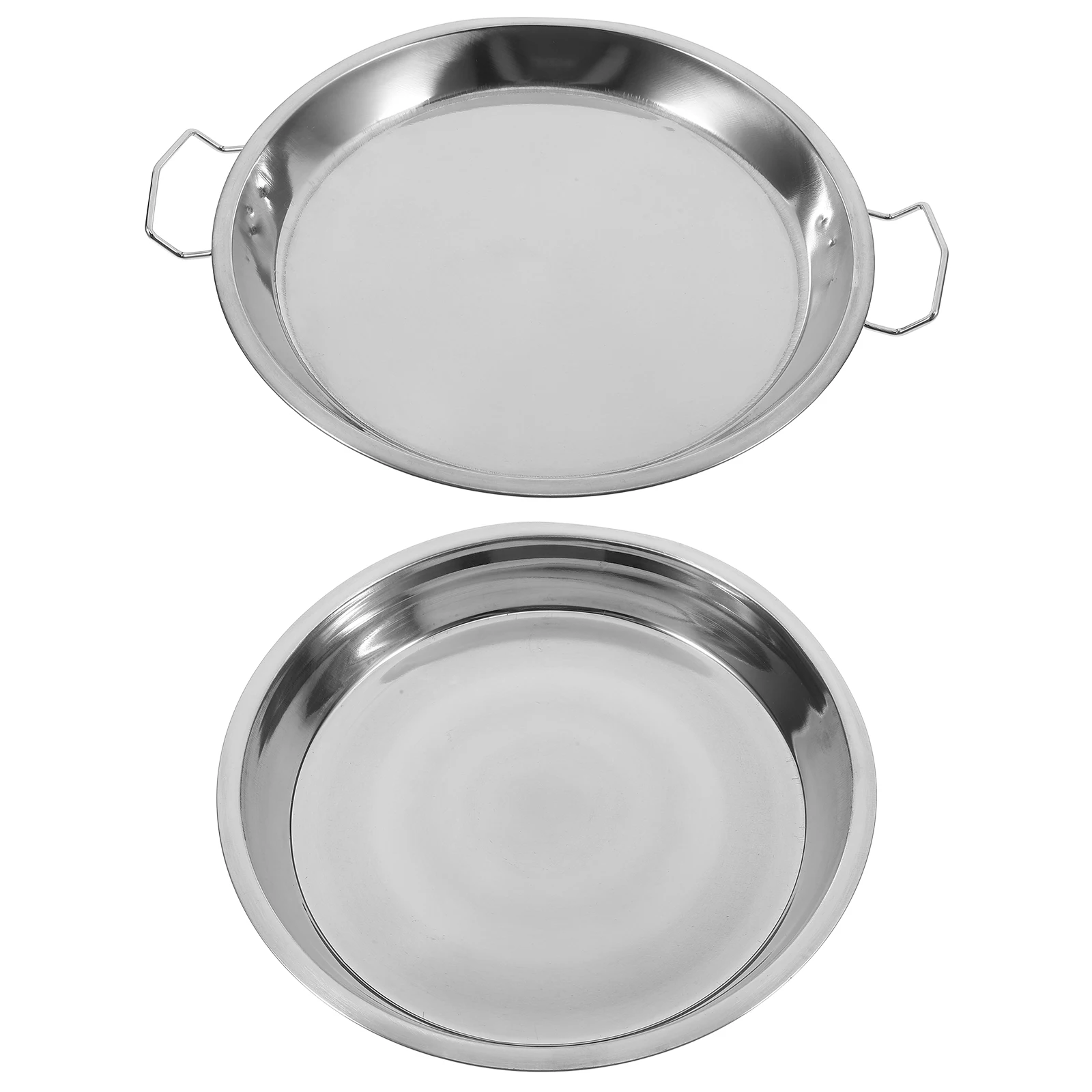 2pcs Stainless Steel Steamer Plates Heat Resistant Tray for Food Storage Snack Fruits Practical Simple Design
2pcs Stainless Steel Steamer Plates Heat Resistant Tray for Food Storage Snack Fruits Practical Simple Design