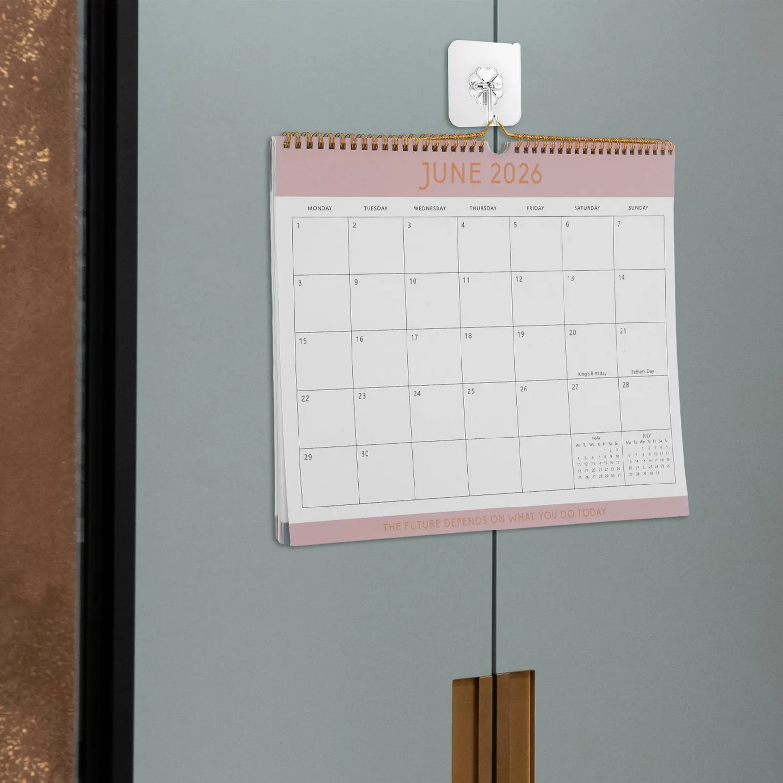 2026-2027 Monthly Wall Calendar 18 Month Large Font Minimalist Coil Bound Hanging Planner with Global Holidays for Office Home
2026-2027 Monthly Wall Calendar 18 Month Large Font Minimalist Coil Bound Hanging Planner with Global Holidays for Office Home