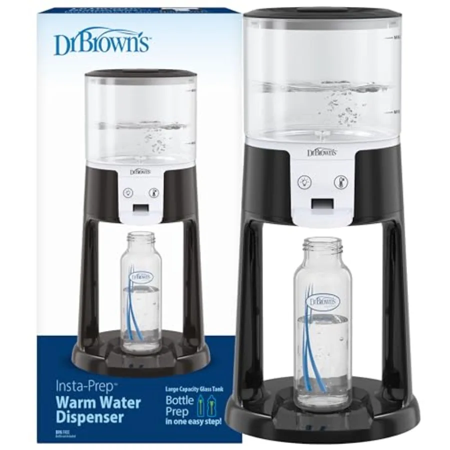 Dr. Brown's Insta-Prep Warm Water Dispenser to Instantly Prepare Baby's Formula BottleLarge Capacity Glass Tank with 3 Temperat
Dr. Brown's Insta-Prep Warm Water Dispenser to Instantly Prepare Baby's Formula BottleLarge Capacity Glass Tank with 3 Temperat